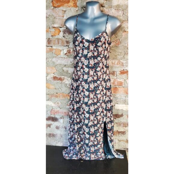 Sage Dress Womens Sz M Cowl Open Back F - Picture 1 of 3